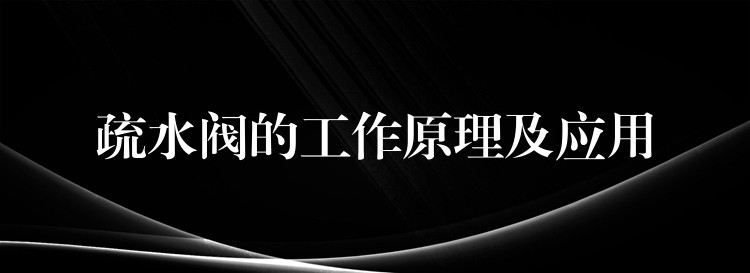 疏水阀的工作原理及应用